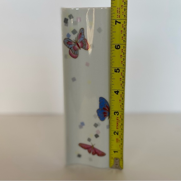 Papillon Toscany Collection Jc/EF Design Japan Butterfly Vase 7.5” - Picture 11 of 11